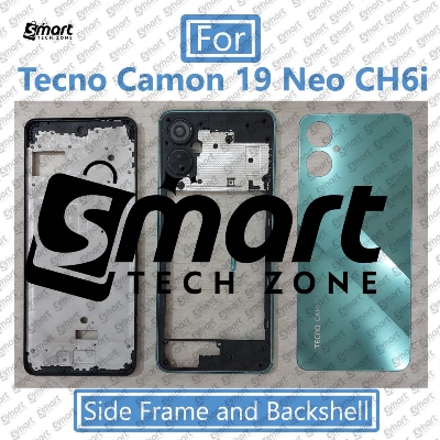 Picture of For Tecno Camon 19 Neo CH6i Full Body Housing (Back Panel + Side Frame + Lcd Frame) Repair Parts Casing