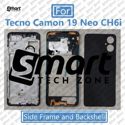 Picture of For Tecno Camon 19 Neo CH6i Full Body Housing (Back Panel + Side Frame + Lcd Frame) Repair Parts Casing