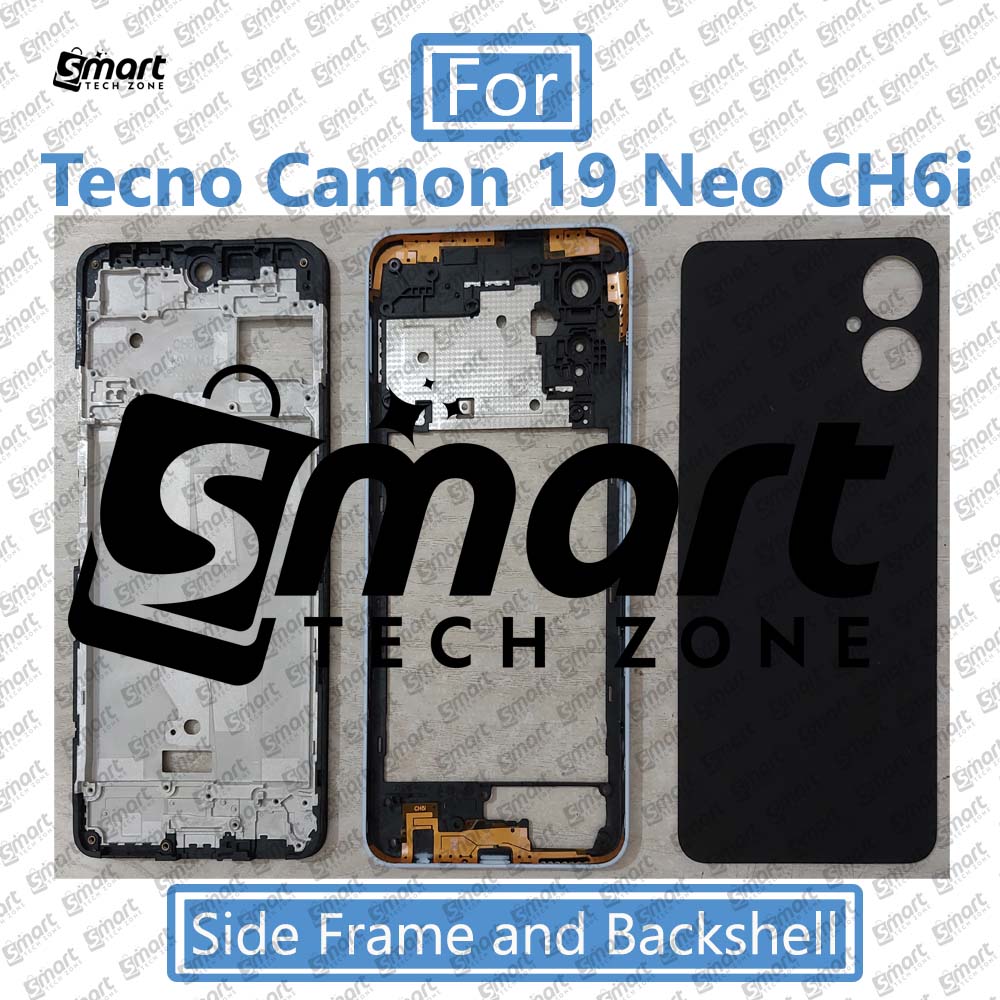Picture of For Tecno Camon 19 Neo CH6i Full Body Housing (Back Panel + Side Frame + Lcd Frame) Repair Parts Casing