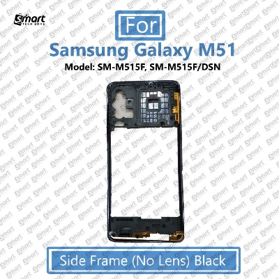 Picture of For Samsung Galaxy M51 (Model:SM-M515F, SM-M515F/DSN) Full Body Housing - LCD Frame Side Frame and Back Panel Replacement Parts