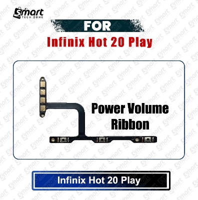 Picture of Infinix Hot 20 Play Power on / off Switch Button Side Volume Up Down Buttons Flex Cable Replacement Parts