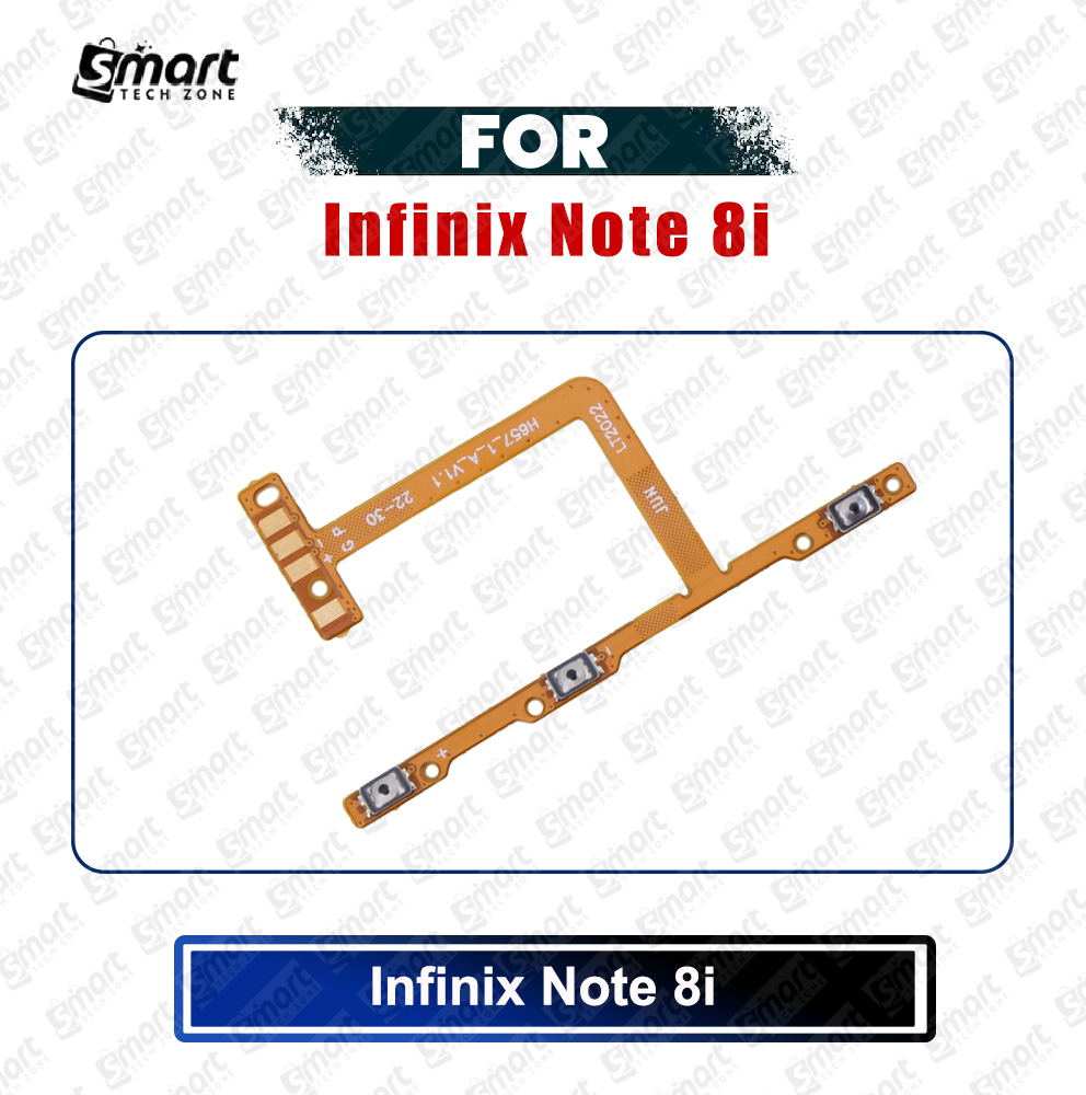 Picture of Infinix Note 8i (X683) Power on / off Switch Button Side Volume Up Down Buttons Flex Cable Replacement Parts