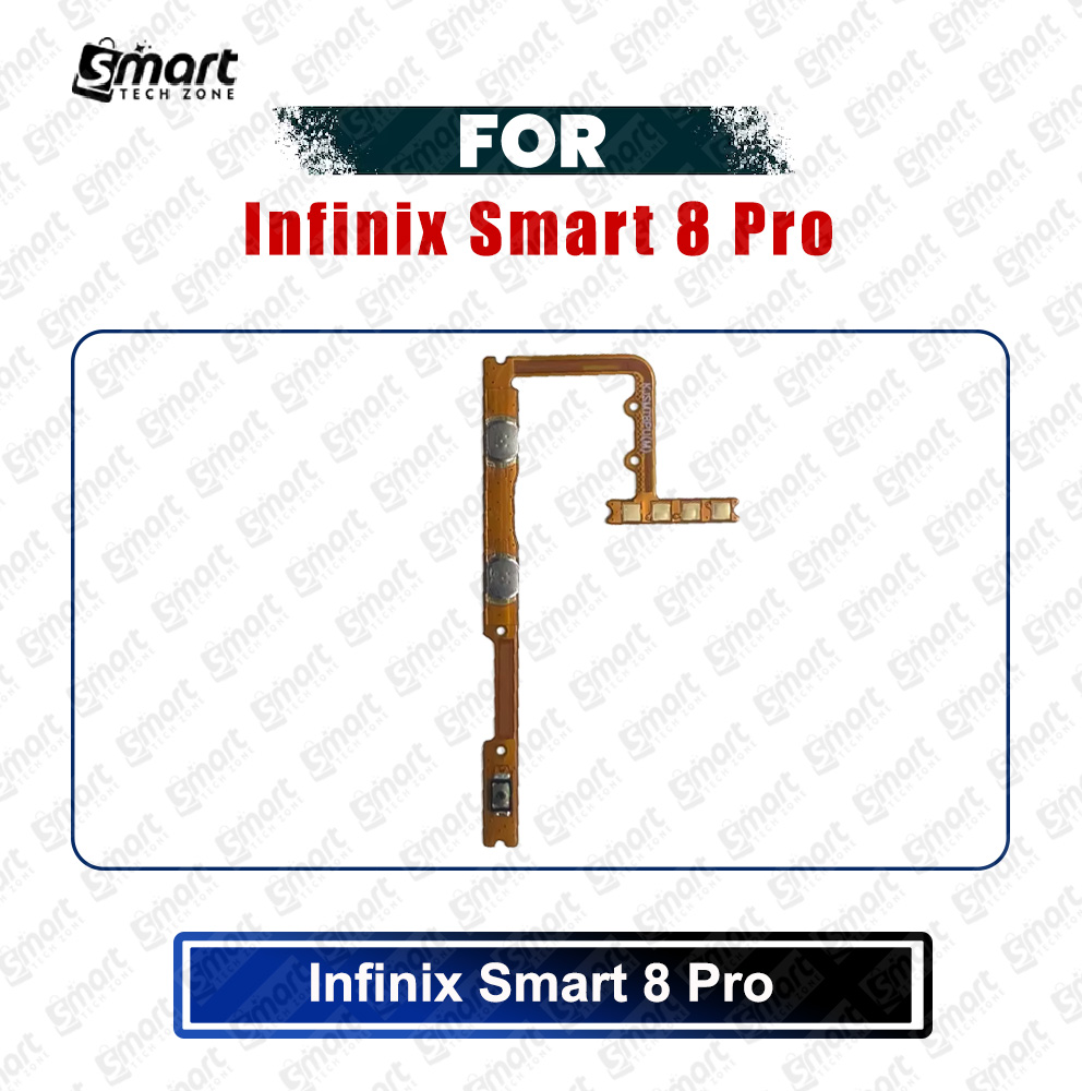 Picture of Infinix Smart 8 Pro (X6525B) Volume Up Down Buttons Flex Cable Replacement Parts