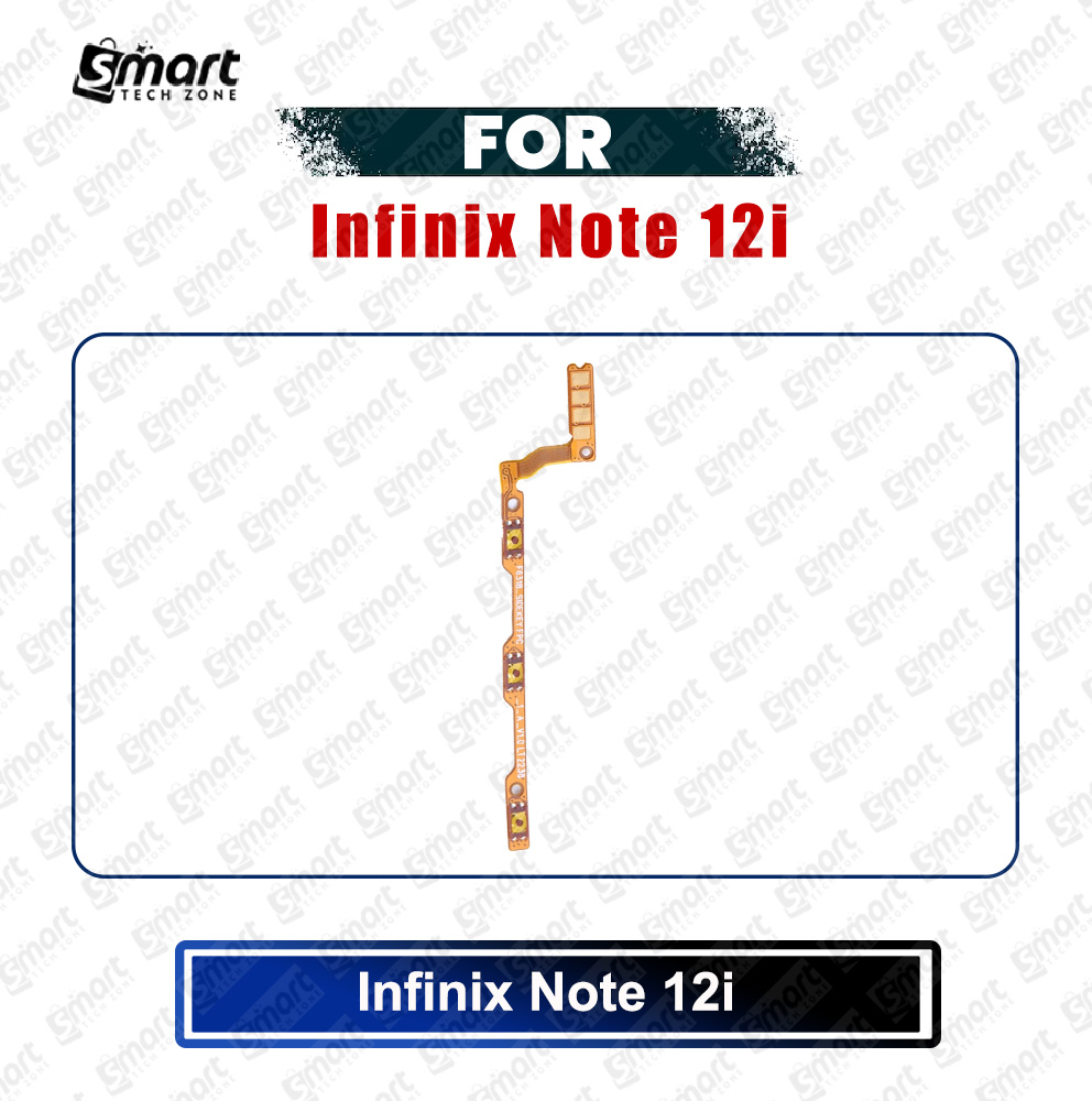 Picture of Infinix Note 12i Power on / off Switch Button Side Volume Up Down Buttons Flex Cable Replacement Parts