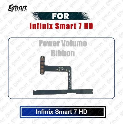 Picture of Infinix Smart 7 HD (X6516) Power on / off Switch Button Side Volume Up Down Buttons Flex Cable Replacement Parts