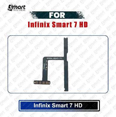 Picture of Infinix Smart 7 HD (X6516) Power on / off Switch Button Side Volume Up Down Buttons Flex Cable Replacement Parts