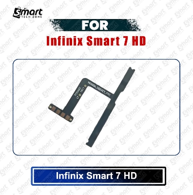 Picture of Infinix Smart 7 HD (X6516) Power on / off Switch Button Side Volume Up Down Buttons Flex Cable Replacement Parts