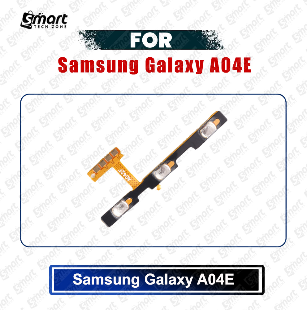 Picture of Samsung Galaxy A04E (SM-A042F, SM-A042F/DS, SM-A042M, SM-A042M/DS) Power on / off Switch Button Side Volume Up Down Buttons Flex Cable Replacement Parts