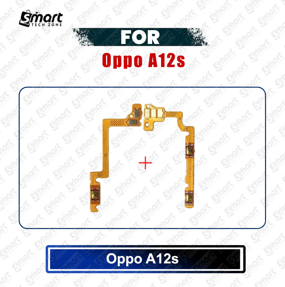 Picture of Oppo A12s Power on / off Switch Button Side Volume Up Down Buttons Flex Cable Replacement Parts