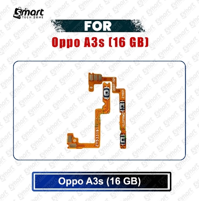 Picture of Oppo A3s (16 GB) Power on / off Switch Button Side Volume Up Down Buttons Flex Cable Replacement Parts