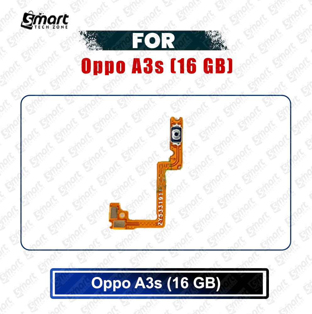 Picture of Oppo A3s (16 GB) Power on / off Switch Button Side Volume Up Down Buttons Flex Cable Replacement Parts