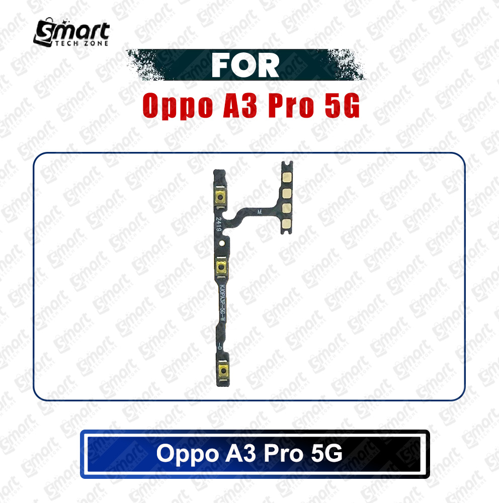 Picture of Oppo A3 Pro 5G Power on / off Switch Button Side Volume Up Down Buttons Flex Cable Replacement Parts