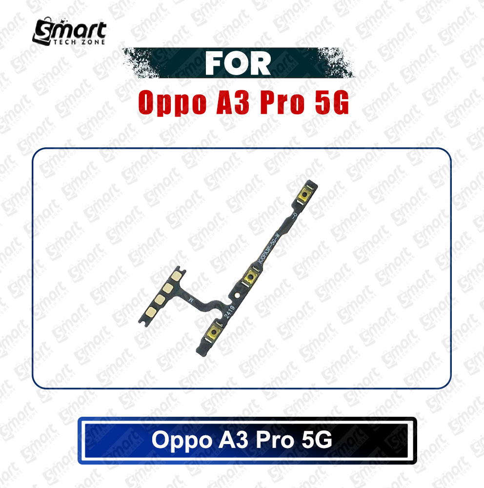Picture of Oppo A3 Pro 5G Power on / off Switch Button Side Volume Up Down Buttons Flex Cable Replacement Parts
