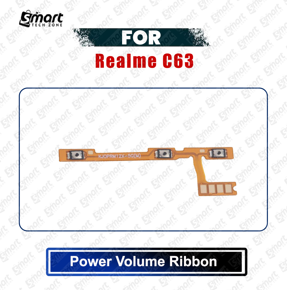 Picture of Realme C63 Power On/Off Switch Button Side Volume Up Down Buttons Flex Cable Replacement Parts