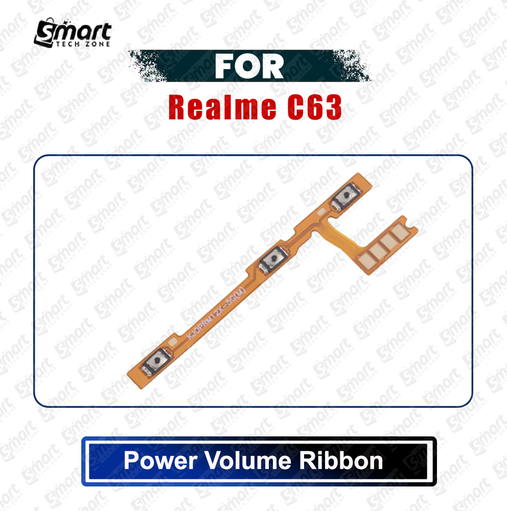 Picture of Realme C63 Power On/Off Switch Button Side Volume Up Down Buttons Flex Cable Replacement Parts