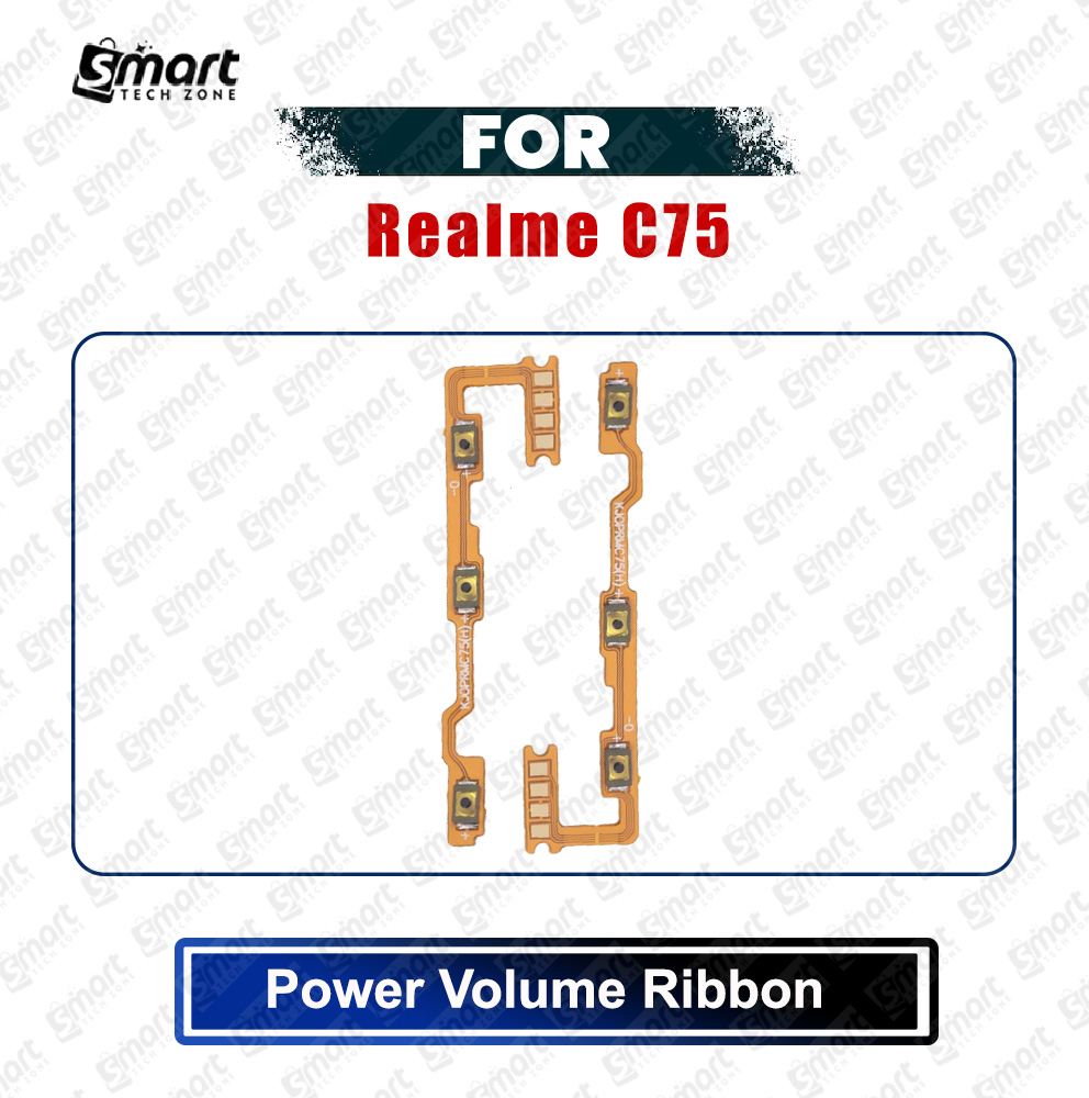 Picture of Realme C75 Power On/Off Switch Button Side Volume Up Down Buttons Flex Cable Replacement Parts