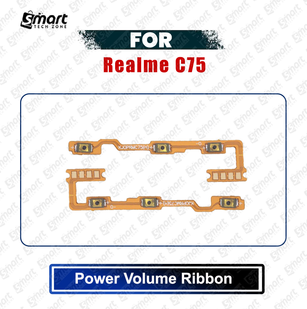 Picture of Realme C75 Power On/Off Switch Button Side Volume Up Down Buttons Flex Cable Replacement Parts