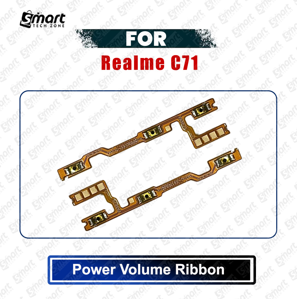 Picture of Realme C71 (RMX5303) Power On/Off Switch Button Side Volume Up Down Buttons Flex Cable Replacement Parts