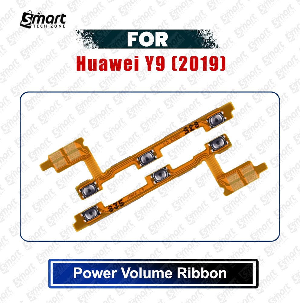 Picture of Huawei Y9 (2019) (JKM-LX1, JKM-LX2, JKM-LX3, JKM-AL00, JKM-TL00, JKM-AL00a, JKM-AL00b) Power On/Off Switch Button Side Volume Up Down Buttons Flex Cable Replacement Parts