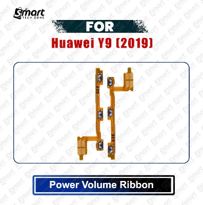 Picture of Huawei Y9 (2019) (JKM-LX1, JKM-LX2, JKM-LX3, JKM-AL00, JKM-TL00, JKM-AL00a, JKM-AL00b) Power On/Off Switch Button Side Volume Up Down Buttons Flex Cable Replacement Parts