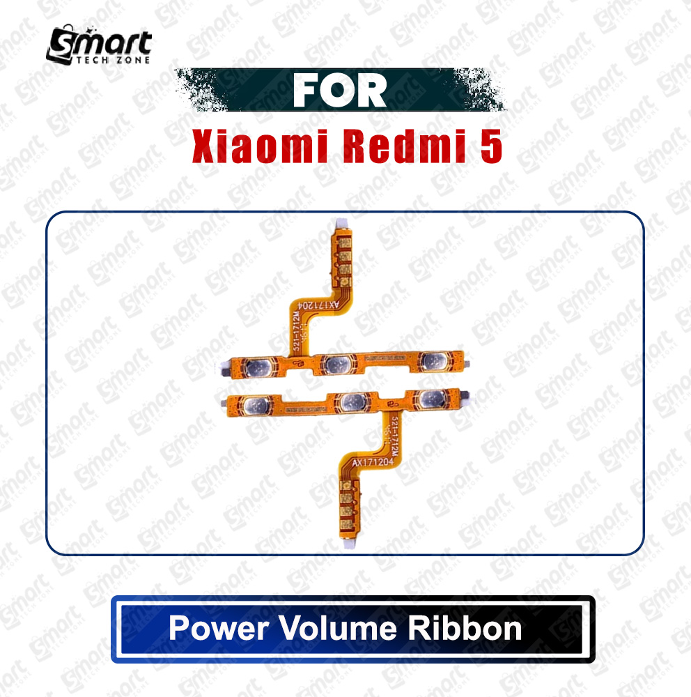 Picture of Xiaomi Redmi 5 (MDG1, MDI1) Power On/Off Switch Button Side Volume Up Down Buttons Flex Cable Replacement Parts