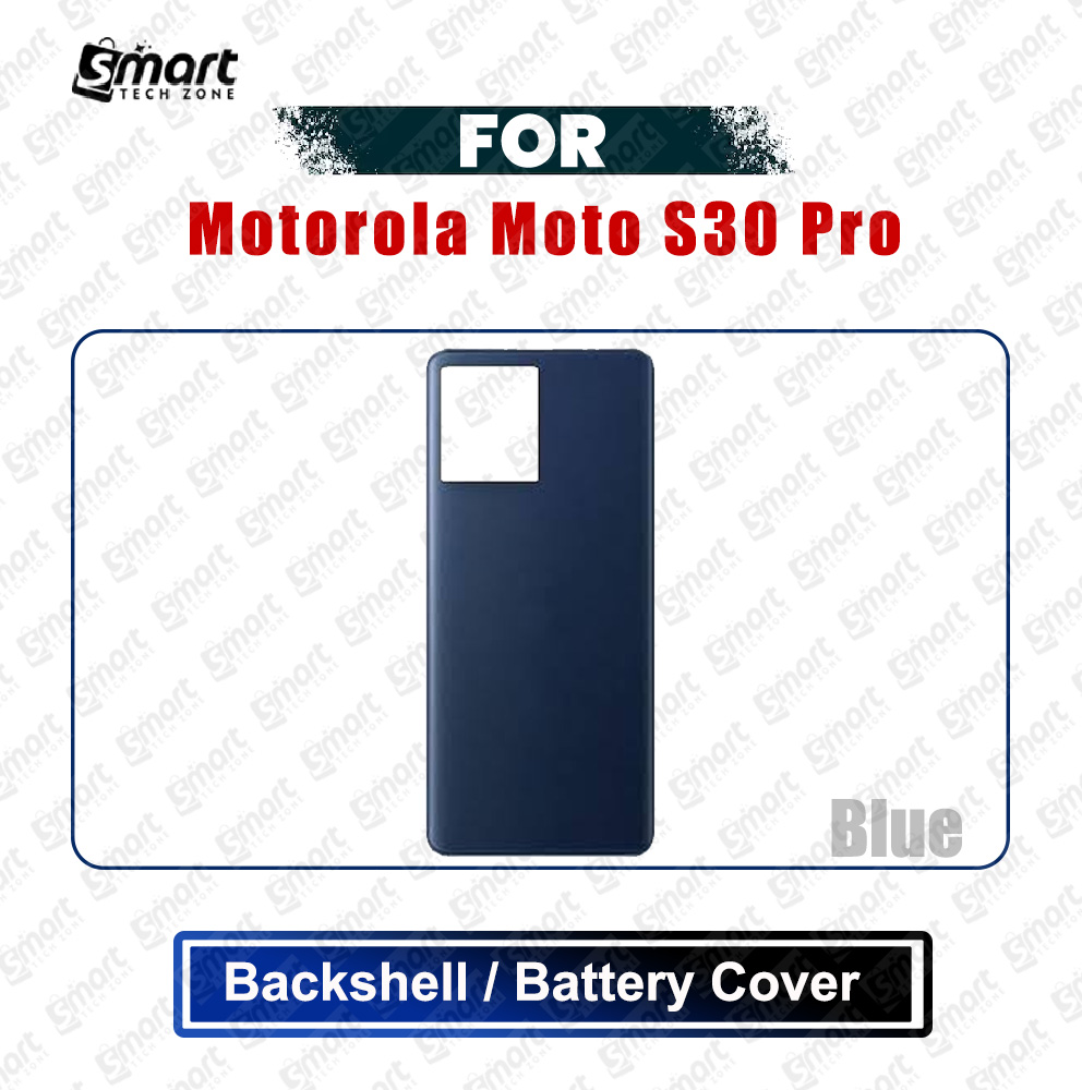Picture of Motorola Moto S30 Pro (XT2243-2) Back Panel/Backshell/Battery Cover Casing With Logo Without Camera Glass -All Colors Available Replacement Parts