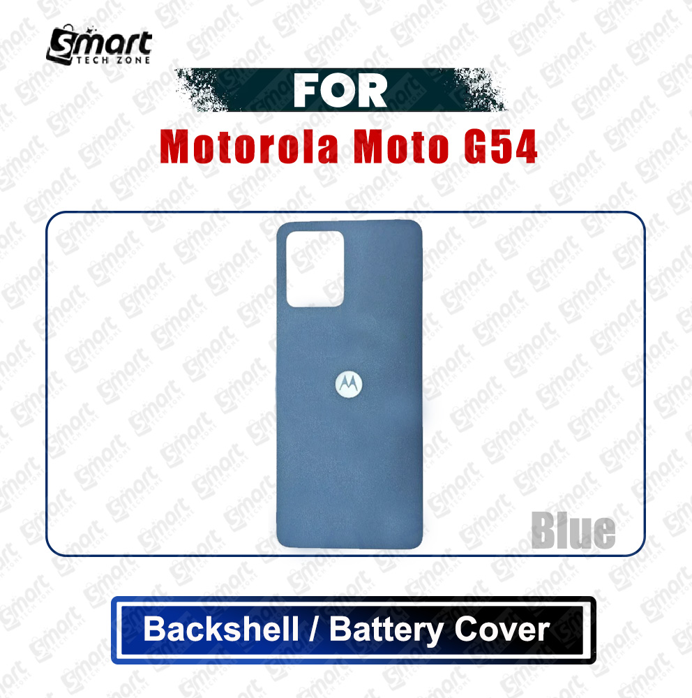 Picture of Motorola Moto G54 (XT2343-1, XT2343-2) Back Panel/Backshell/Battery Cover Casing With Logo Without Camera Glass -All Colors Available Replacement Parts