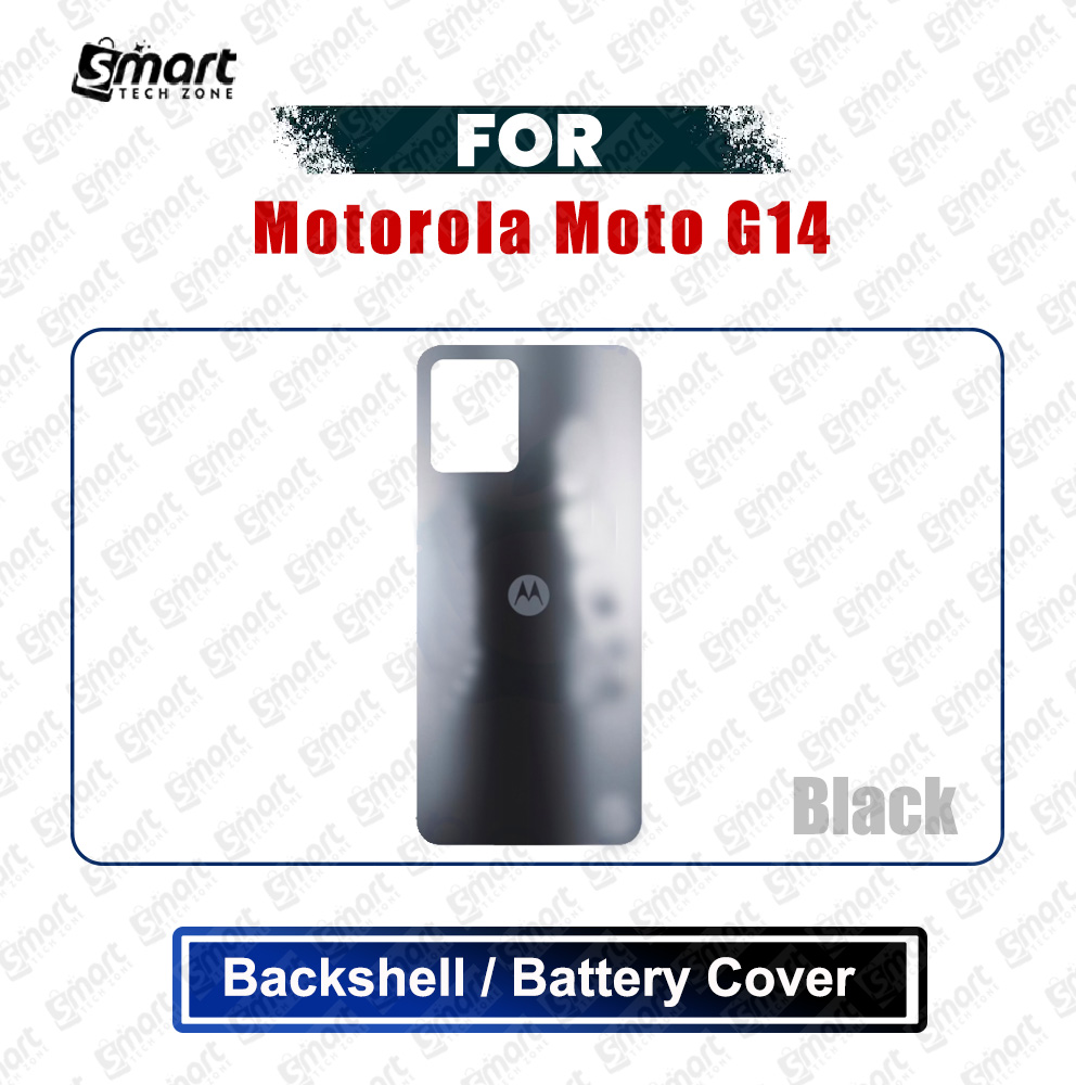 Picture of Motorola Moto G14 (PAYF0010IN) Back Panel/Backshell/Battery Cover Casing With Logo Without Camera Glass -All Colors Available Replacement Parts