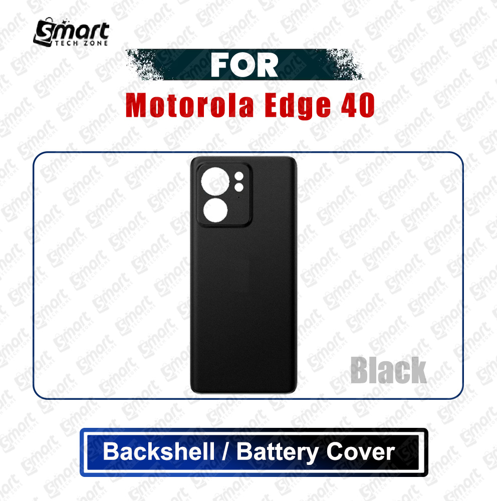 Picture of Motorola Edge 40 (XT2303-2) Back Panel/Backshell/Battery Cover Casing With Logo Without Camera Glass -All Colors Available Replacement Parts