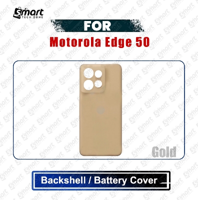 Picture of Motorola Edge 50 (XT2407-1) Back Panel/Backshell/Battery Cover Casing With Logo Without Camera Glass -All Colors Available Replacement Parts