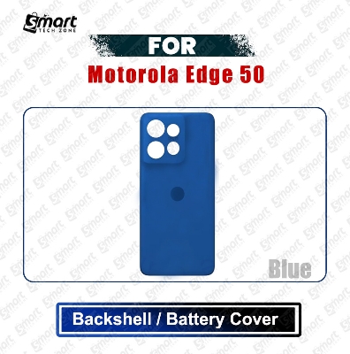 Picture of Motorola Edge 50 (XT2407-1) Back Panel/Backshell/Battery Cover Casing With Logo Without Camera Glass -All Colors Available Replacement Parts