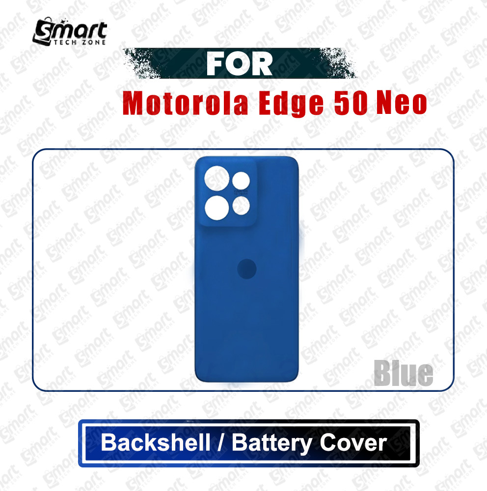 Picture of Motorola Edge 50 Neo (XT2409-1) Back Panel/Backshell/Battery Cover Casing With Logo Without Camera Glass -All Colors Available Replacement Parts
