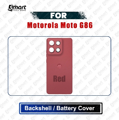 Picture of Motorola Moto G86 (XT2527-2) Back Panel/Backshell/Battery Cover Casing With Logo Without Camera Glass -All Colors Available Replacement Parts
