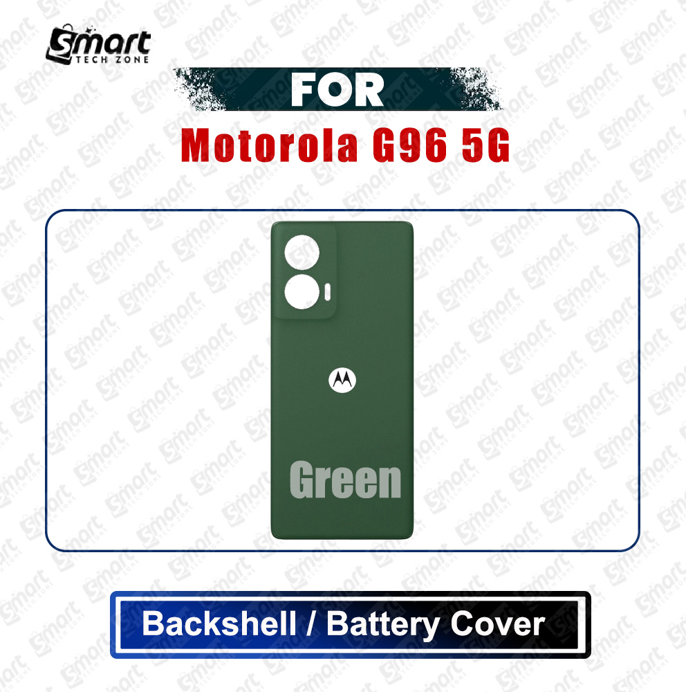 Picture of Motorola G96 5G Back Panel/Backshell/Battery Cover Casing With Logo Without Camera Glass -All Colors Available Replacement Parts