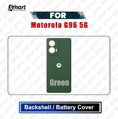 Picture of Motorola G96 5G Back Panel/Backshell/Battery Cover Casing With Logo Without Camera Glass -All Colors Available Replacement Parts