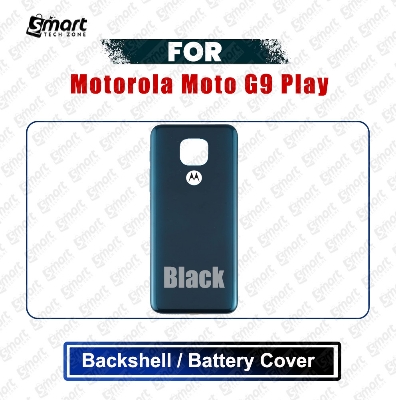 Picture of Motorola Moto G9 Play (XT2083, XT2083-1) Back Panel/Backshell/Battery Cover Casing With Logo Without Camera Glass -All Colors Available Replacement Parts