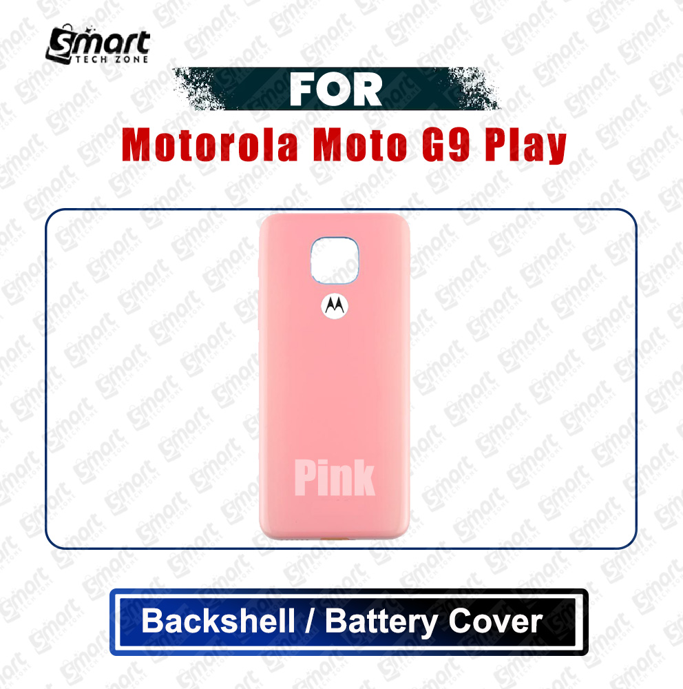 Picture of Motorola Moto G9 Play (XT2083, XT2083-1) Back Panel/Backshell/Battery Cover Casing With Logo Without Camera Glass -All Colors Available Replacement Parts