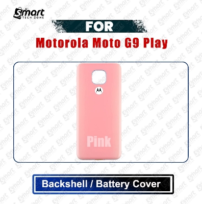 Picture of Motorola Moto G9 Play (XT2083, XT2083-1) Back Panel/Backshell/Battery Cover Casing With Logo Without Camera Glass -All Colors Available Replacement Parts