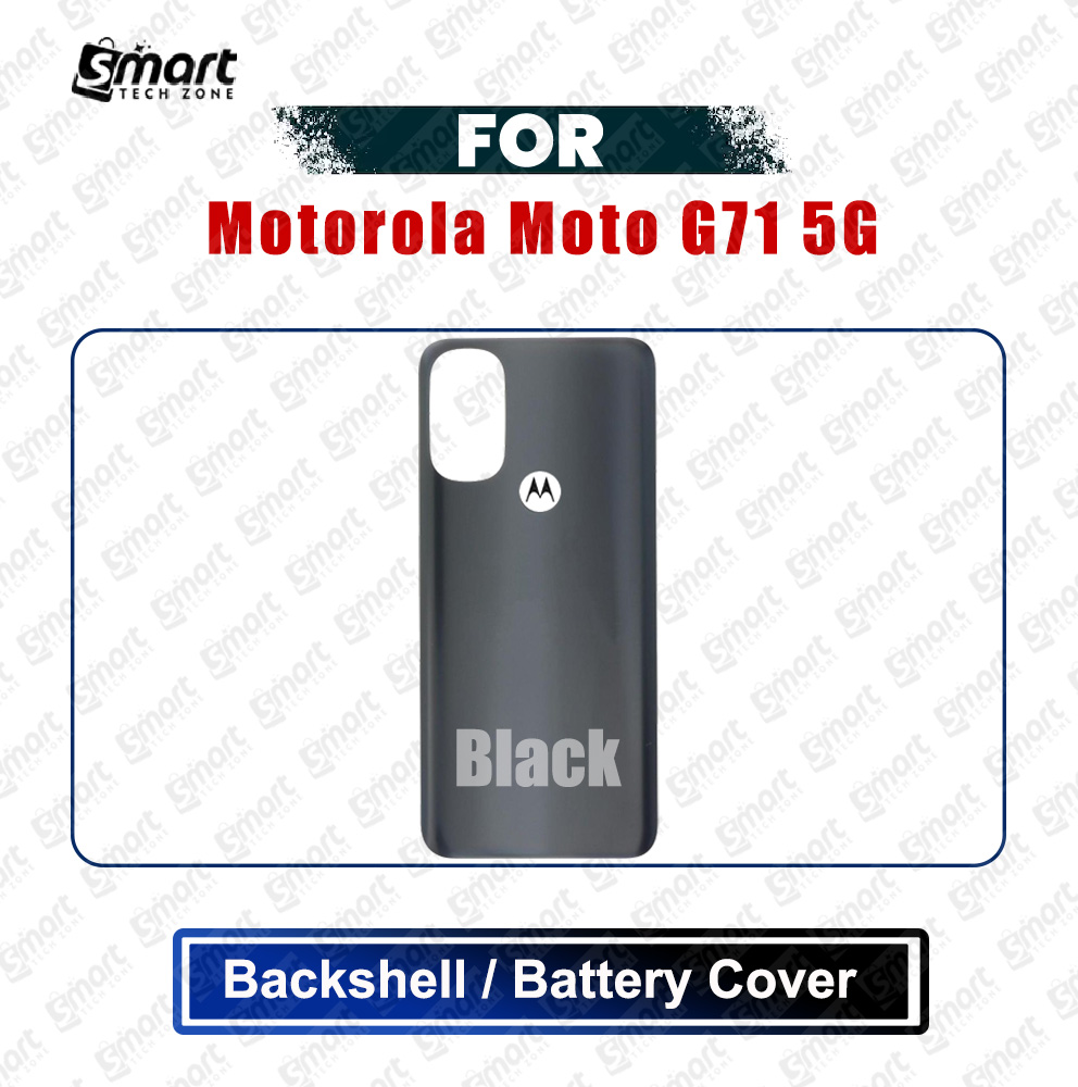 Picture of Motorola Moto G71 5G (XT2169-1, XT2169-2) Back Panel/Backshell/Battery Cover Casing With Logo Without Camera Glass -All Colors Available Replacement Parts
