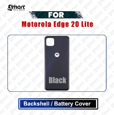 Picture of Motorola Edge 20 Lite (XT2139-1) Back Panel/Backshell/Battery Cover Casing With Logo Without Camera Glass -All Colors Available Replacement Parts