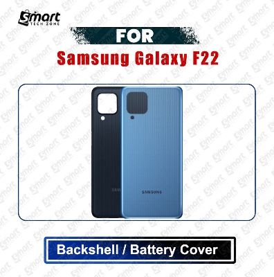 Picture of Samsung Galaxy F22 (SM-E225F, SM-E225F/DS) Back Panel/Backshell/Battery Cover Casing With Logo Without Camera Glass -All Colors Available Replacement Parts
