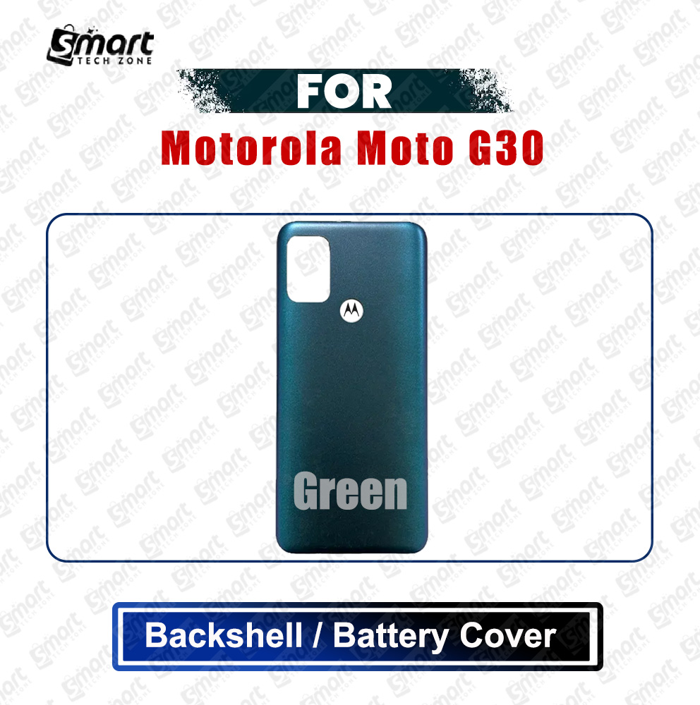 Picture of Motorola Moto G30 (XT2129-1, XT2129-2, PAML0000IN) Back Panel/Backshell/Battery Cover Casing With Logo Without Camera Glass -All Colors Available Replacement Parts