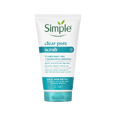 Picture of Simple Daily Skin Clear Pore Facial Scrub 150ml