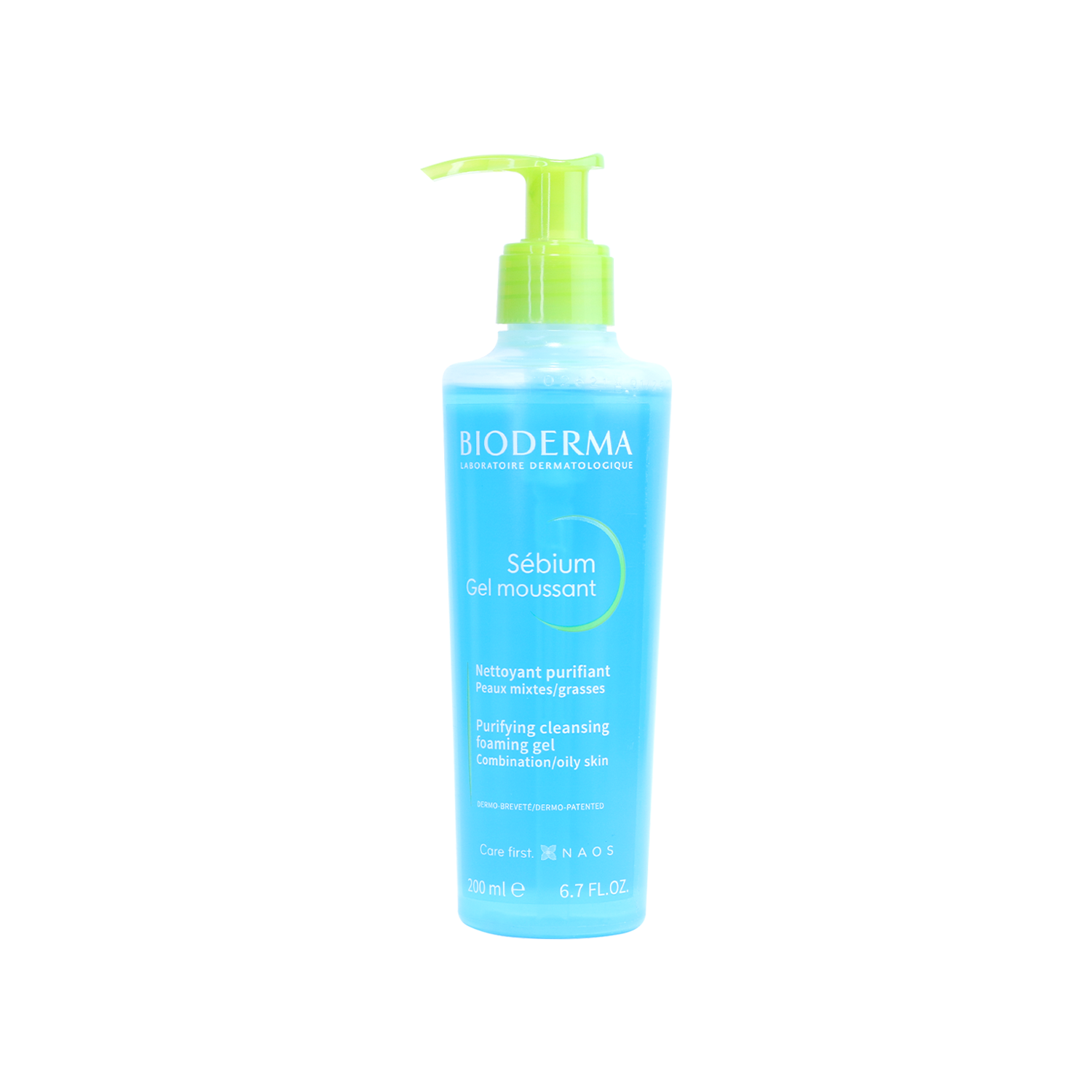 Picture of Bioderma Sebium Face And Body Wash Moussant Purifying Cleansing Gel 200 ml