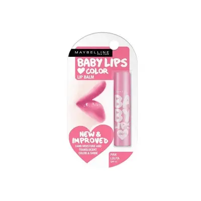 Picture of Maybelline Baby Lips Color Lip Balm SPF11 - Pink Lolita