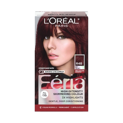 Picture of L'Oreal Feria High Intensity Shimmering Colour - R48 Red Velvet