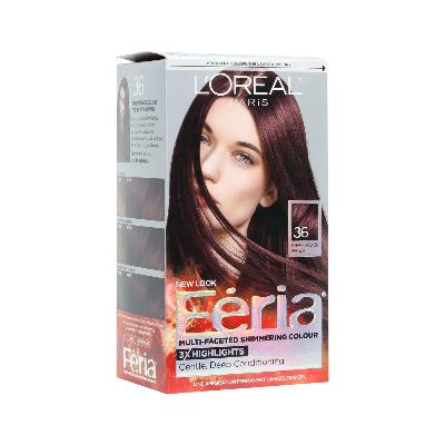 Picture of L'Oreal Feria Multi Faceted Shimmering Colour - 36 Chocolate Cherry