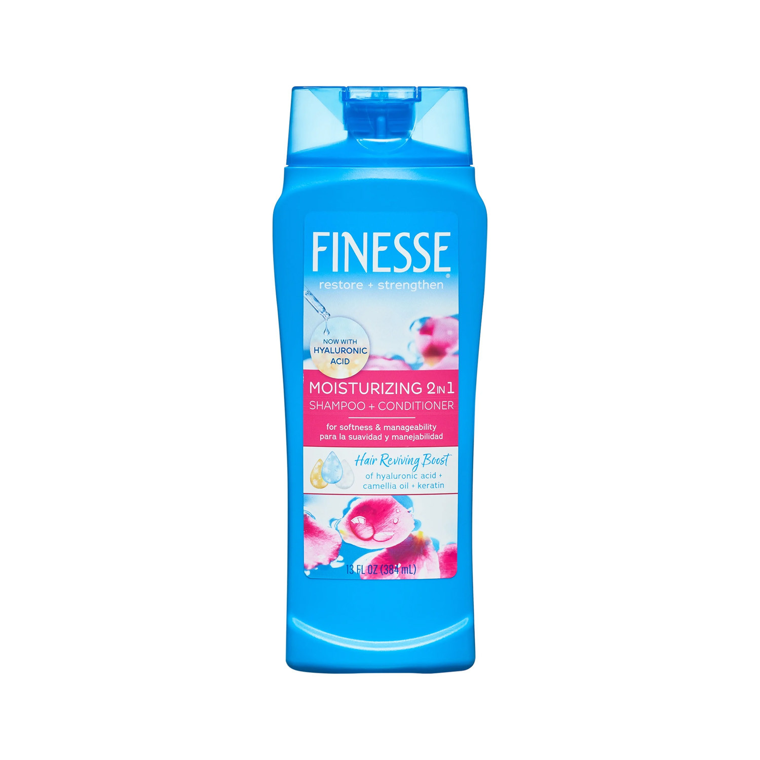 Picture of Finesse Restore + Strengthen Moisturizing 2in1 Shampoo + Conditioner 384ml