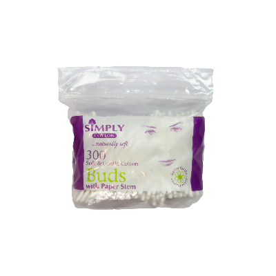 Picture of Simply Soft & Gentle with Paper Stem Cotton Buds 300's