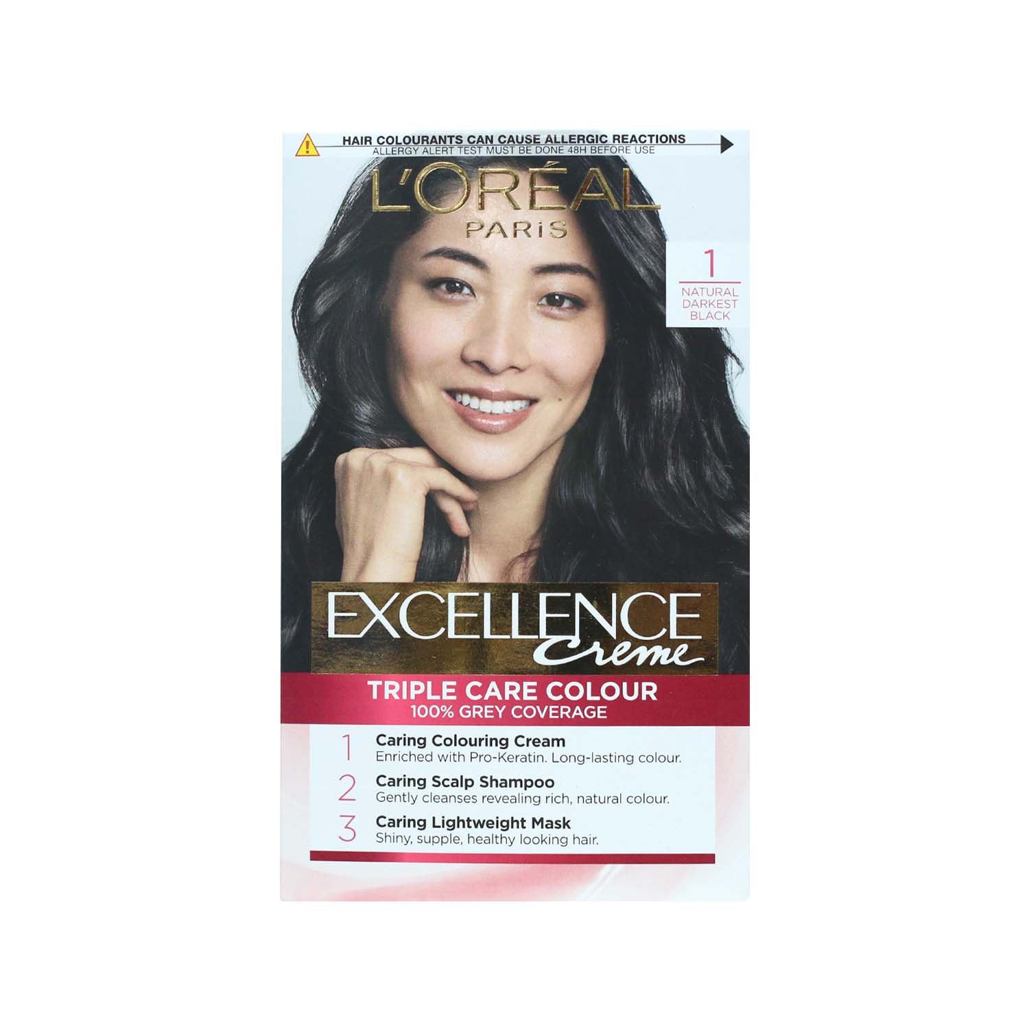 Picture of Loreal Hair Colour Excellence - 1 Natural Darkest Black